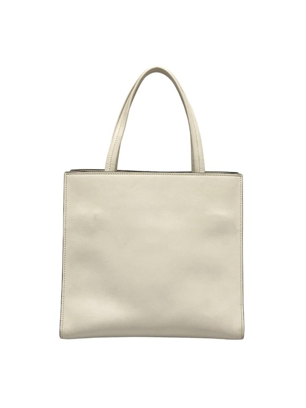 Prada Tote White Leather - Picture 3 of 15